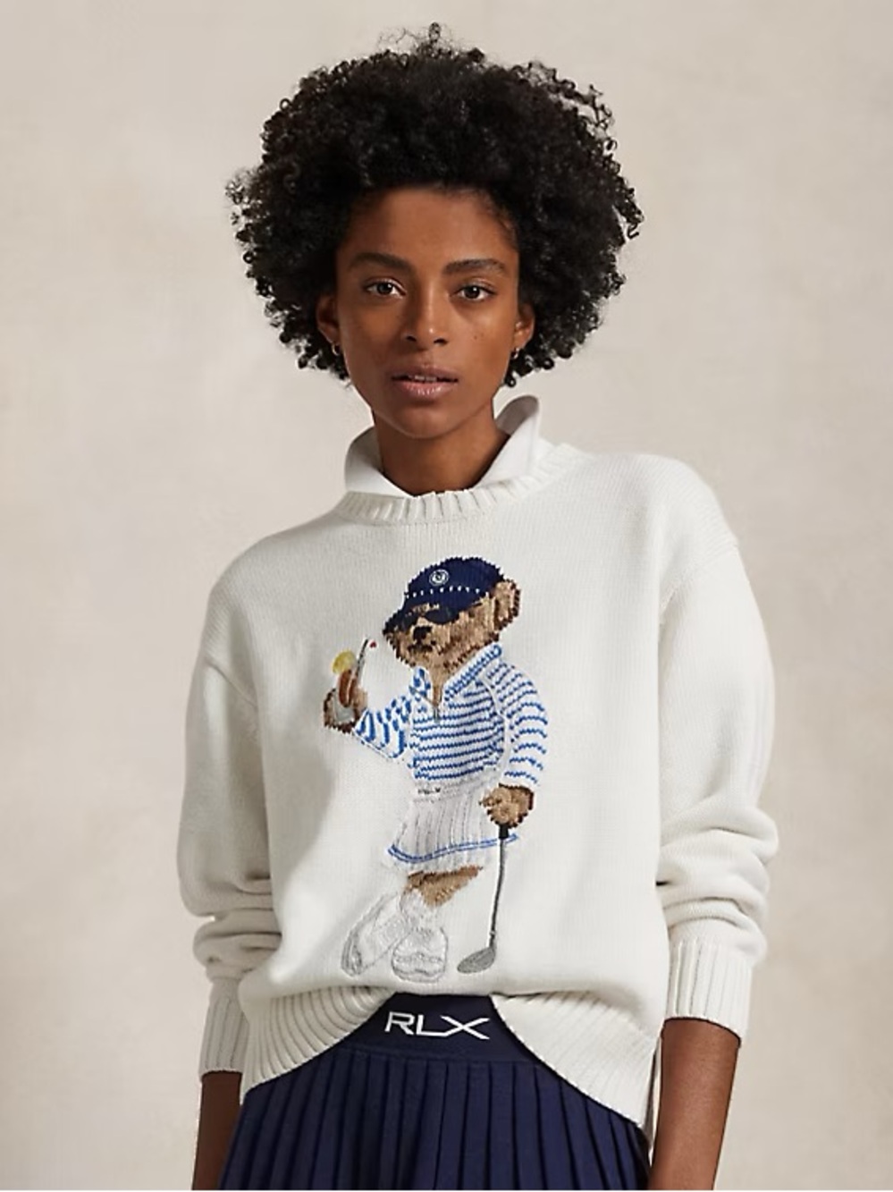 NEW: Ralph Lauren Polo Bear Sweater Golf - US Medium - Picture 3 of 3